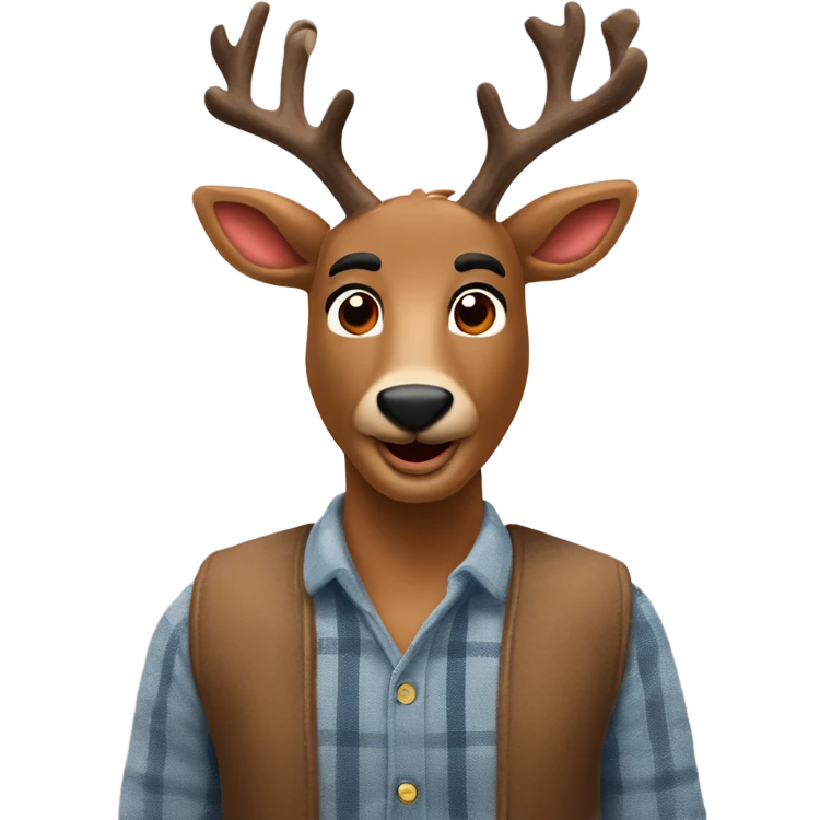 Rudolph, the rednosed reindeer  ￼ emoji