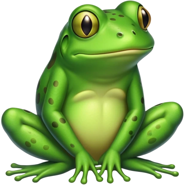 Sleepy frog emoji