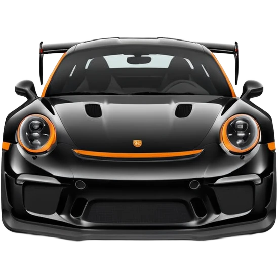une porshe 911 gt3 rs noir emoji