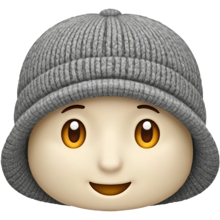 gray hat emoji
