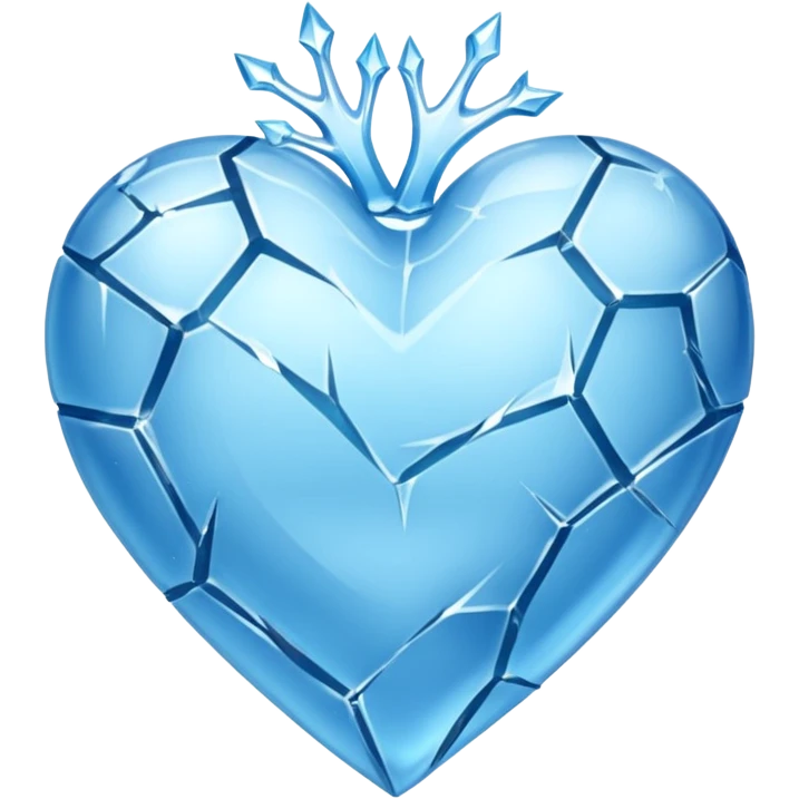 Corazon de hielo emoji