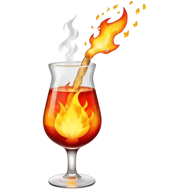 malatov cocktail being thrown emoji