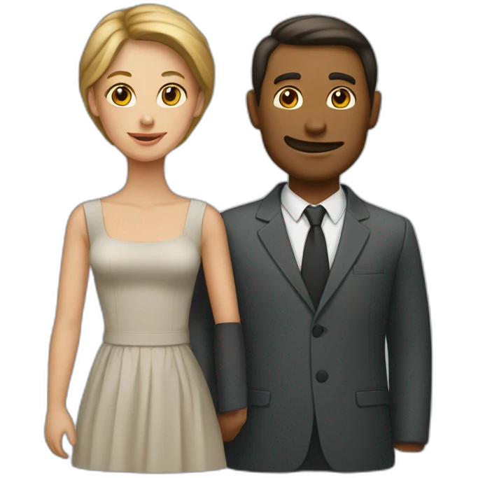 Un homme et une femme emoji
