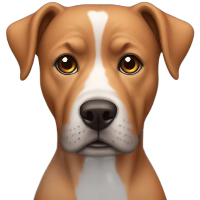 dog man pink emoji