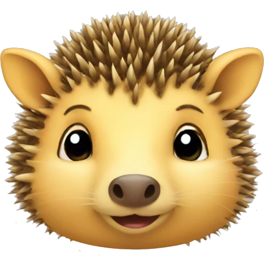 Giraffe hedgehog emoji
