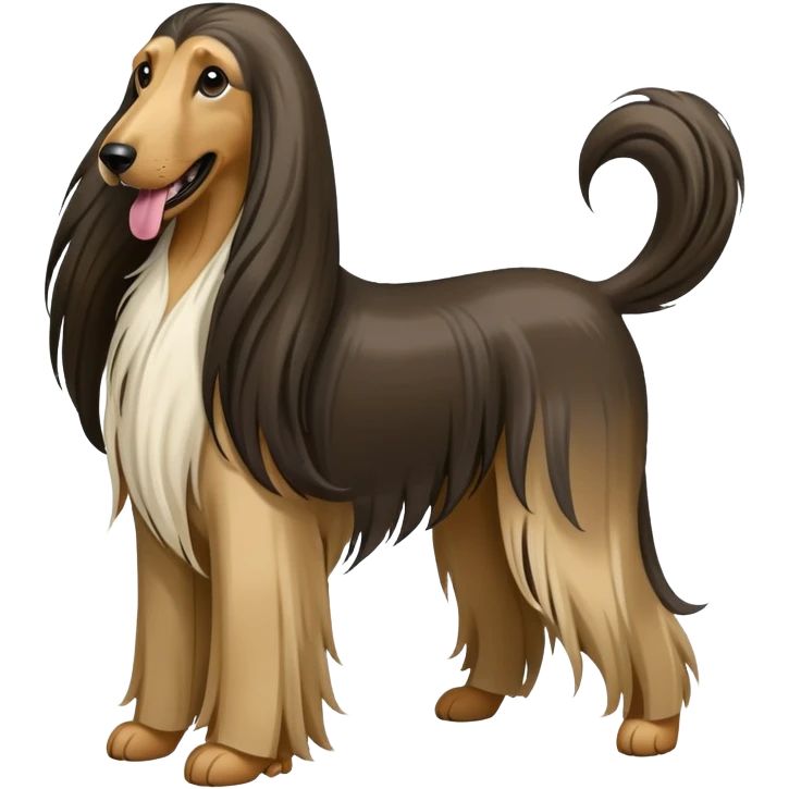 Afghan hound emoji