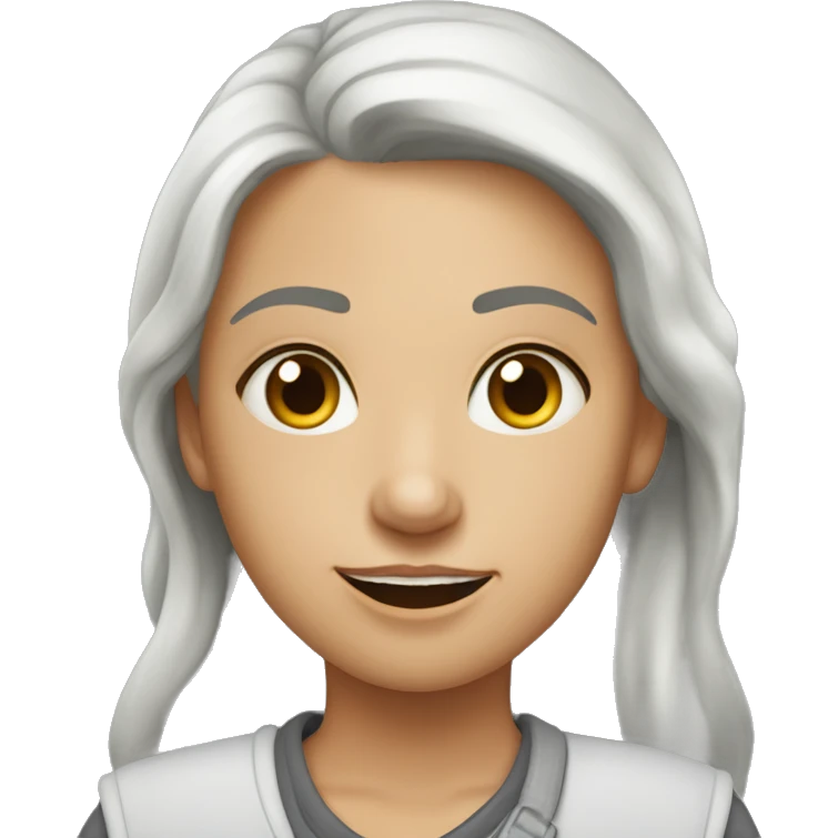 девушка занимается фитнесом  emoji