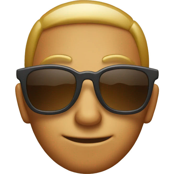 Face with sunglasses reading a book while tanning  emoji