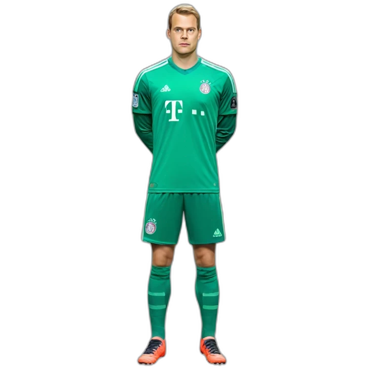 Manuel Neuer full body emoji