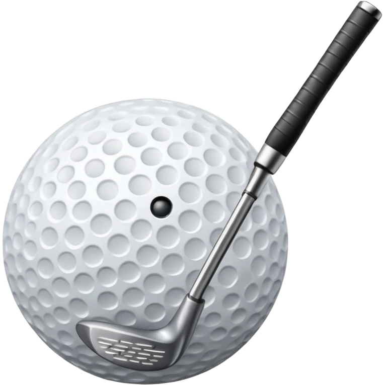 golf ball and club emoji
