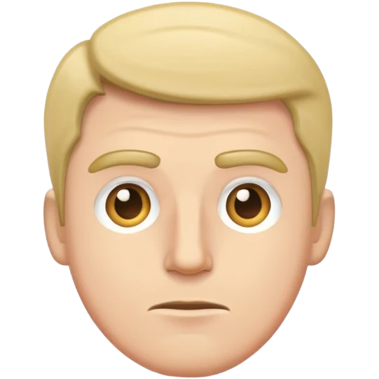 Mediocre white man emoji