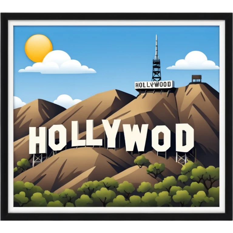 Hollywood Sign emoji