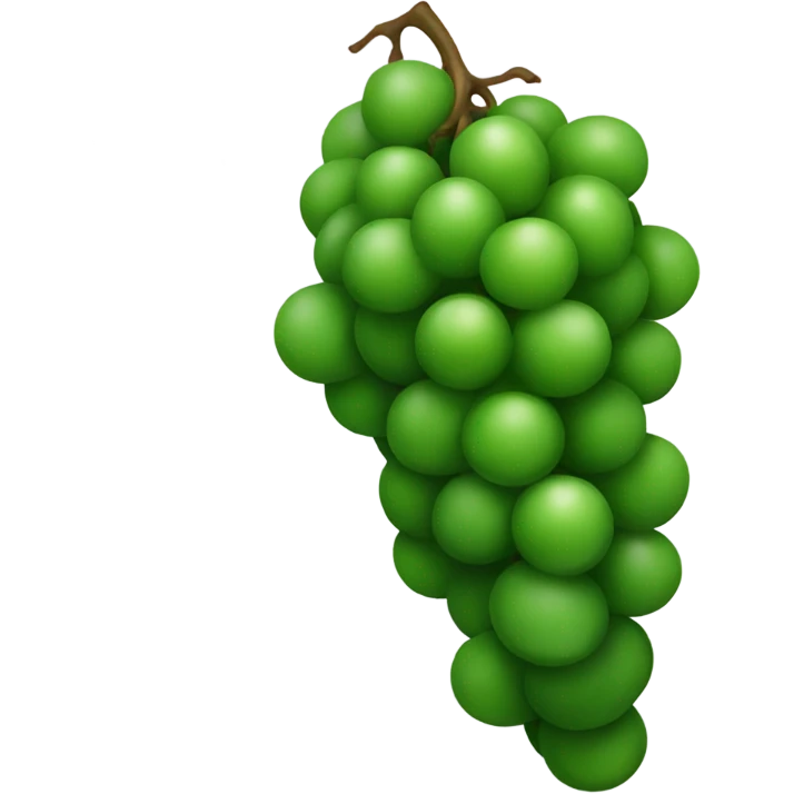Dark Green grapes emoji