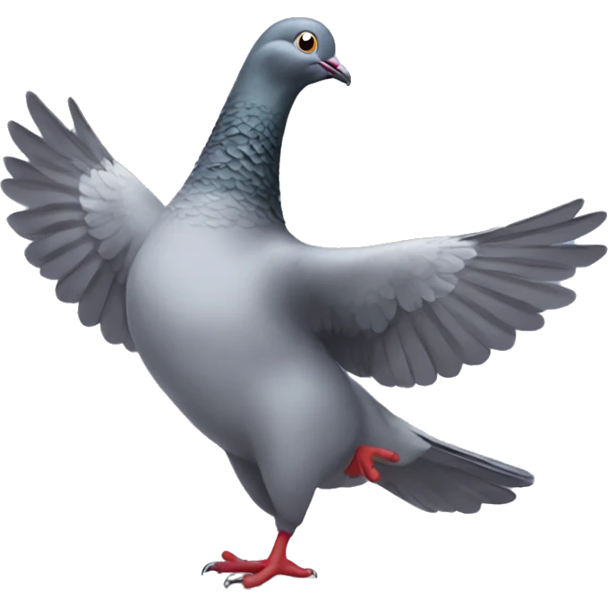 Dancing pigeon   emoji