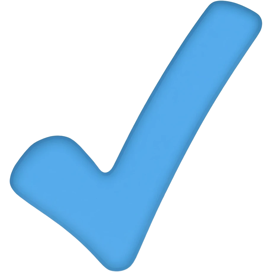 Tiktok blauer haken emoji zum kopieren emoji