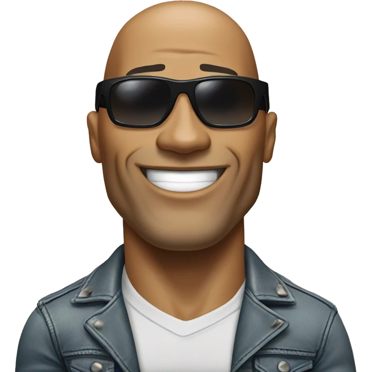 A fun, illustrated rock with a pair of cool sunglasses and a big grin, giving it a "Dwayne Johnson" persona.
"R.C.T." or "The Rock" Text Overlay
Adding "R.C.T." or a small “Rock” label to reinforce your team identity. emoji