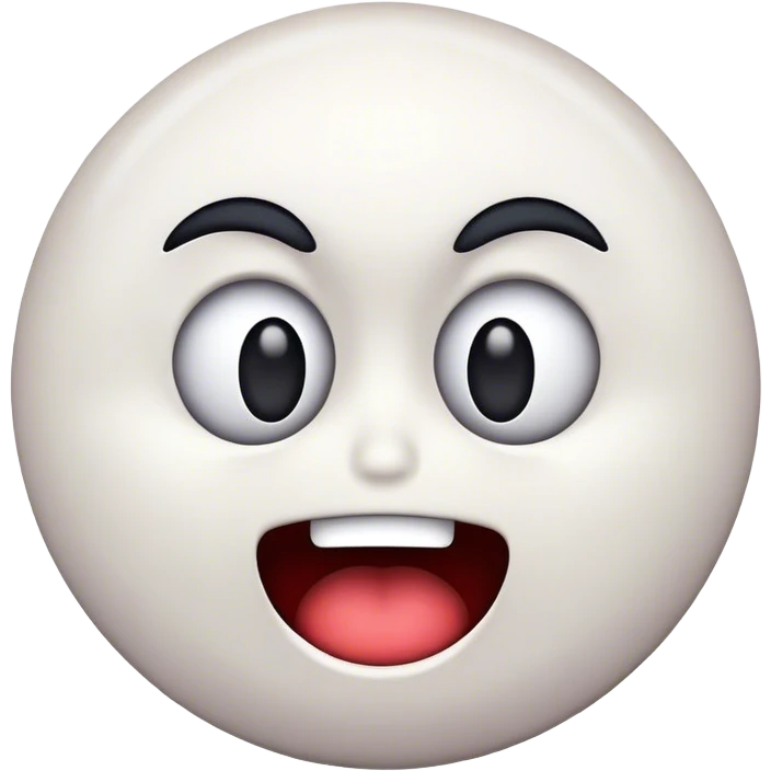 Crazy face emoji