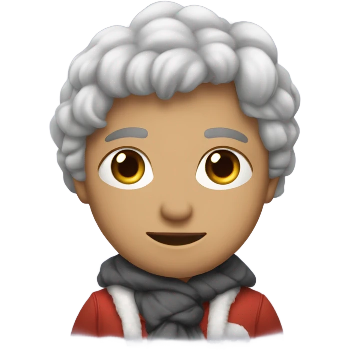 Девушка брюнетка с самоедом на руках emoji