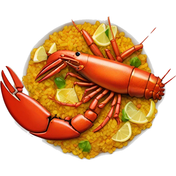 Lobster paella  emoji