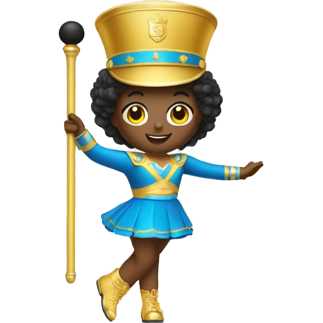 Baton majorette emoji