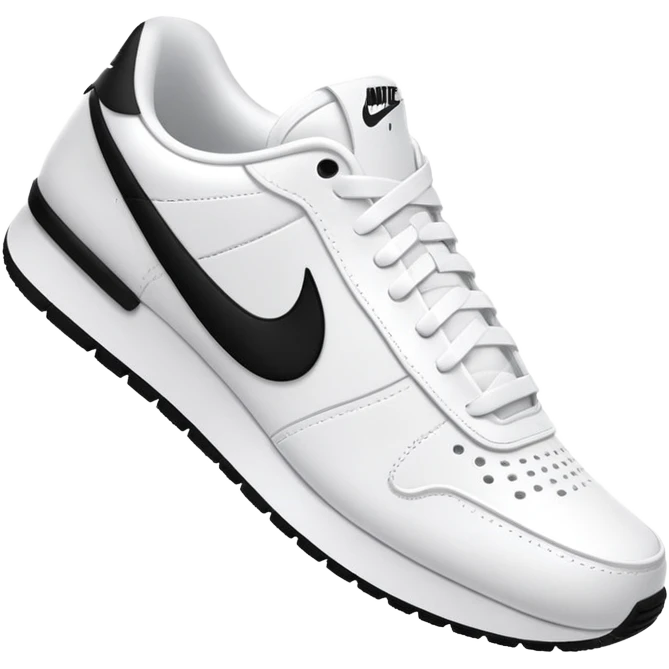 3d style white nike sneakers emoji