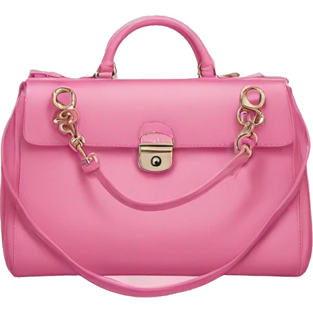 pink bag guess emoji
