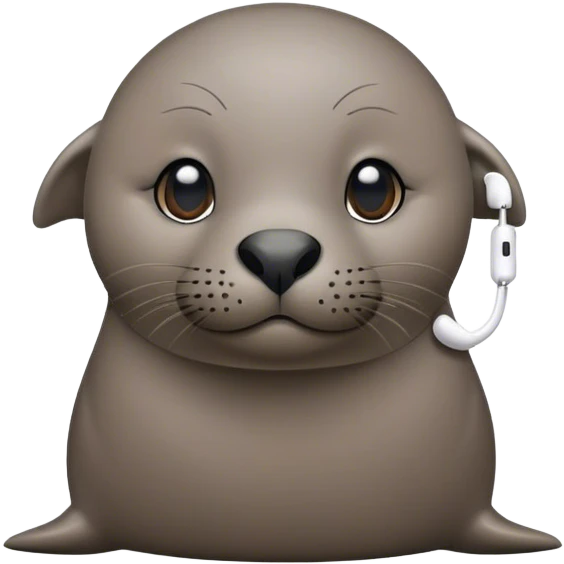 seal in airpods emoji