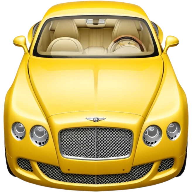Yellow Bentley emoji