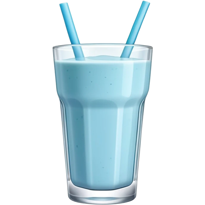 Light blue smoothie emoji