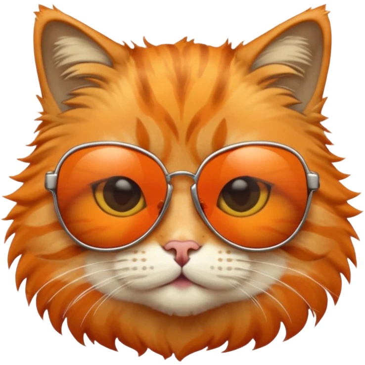 Cat wearing sunglasses emoji