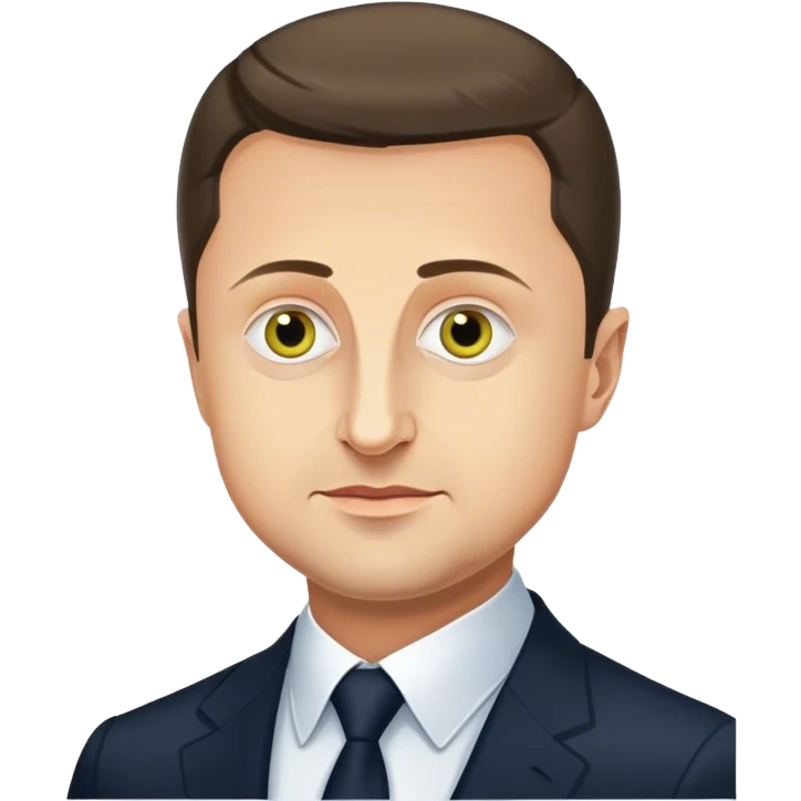 Photorealistic Vladimir Zelensky emoji