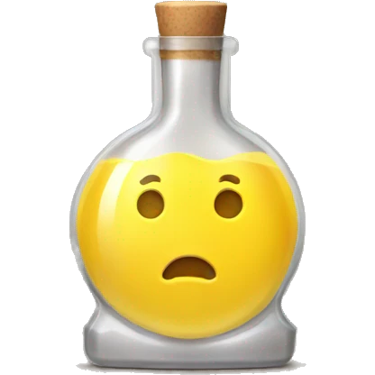 flask yellow emoji