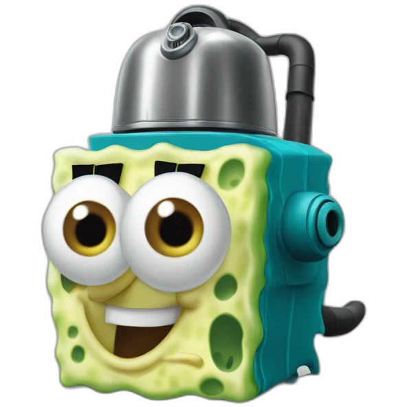 SpongeBob’s square pants vacuum emoji