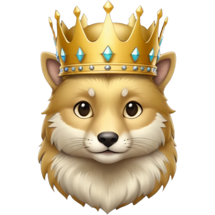 animal with crown  emoji