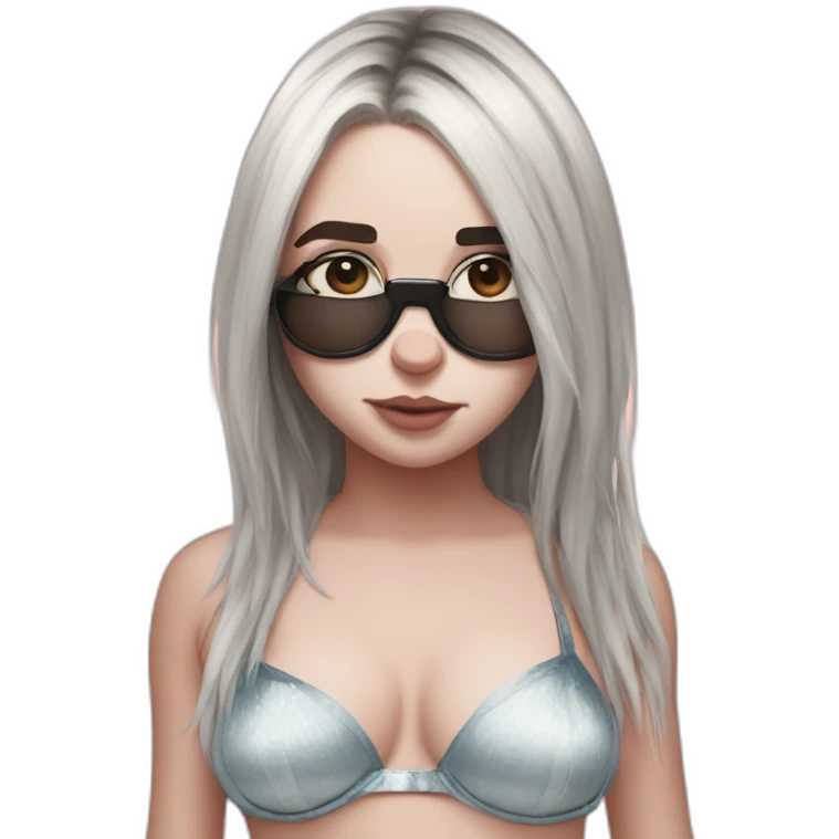 Bikini raccoon billie eilish emoji