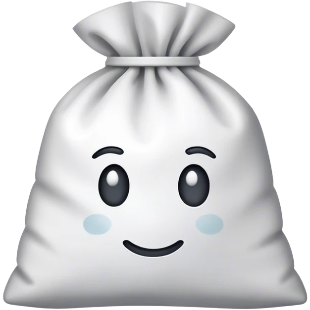 bag of white powder emoji