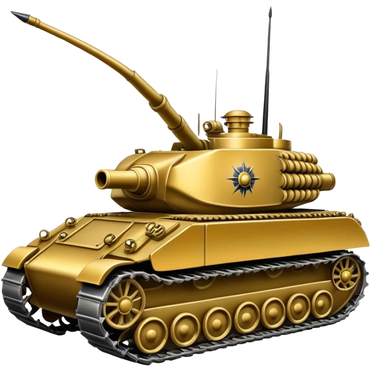 A centipede driving a tank emoji