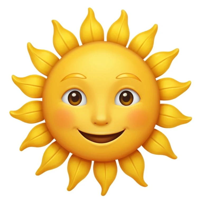 smiling sun emoji