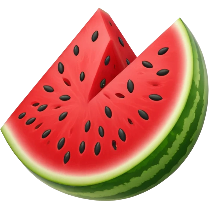 the outer shape should be a flame. keep the seeds inside and the green stuff on top emoji