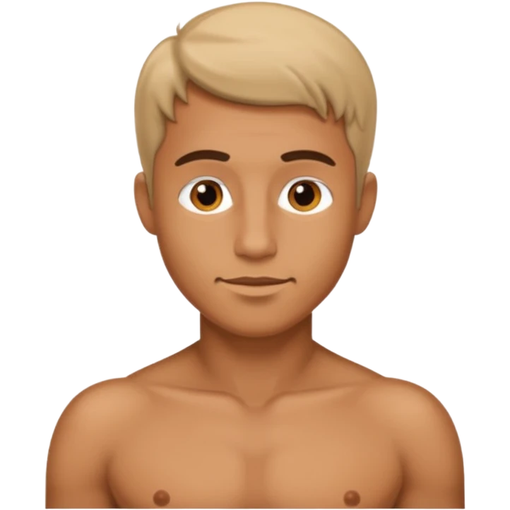 Nude man with panis  emoji