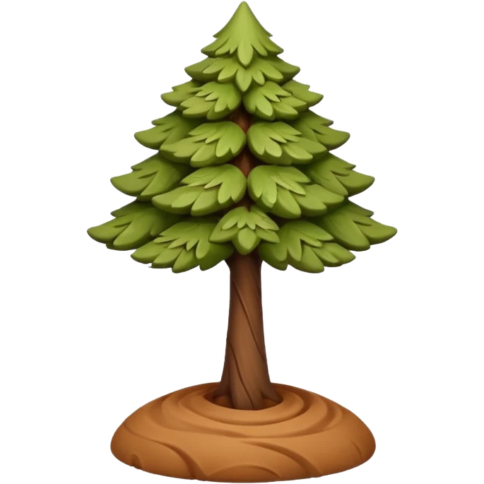 small tree add on more clay emoji