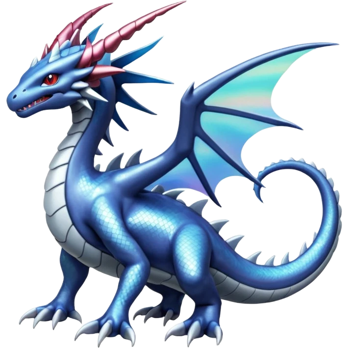 Salamence-Dialga-Fakémon-hybrid-creature (full body)  emoji