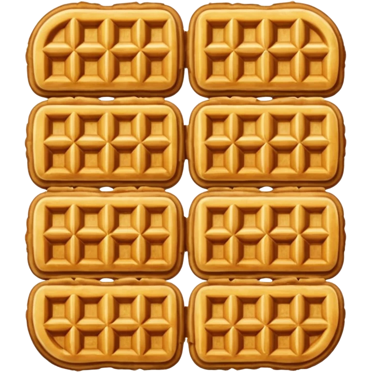 Crunchy waffle rolls emoji