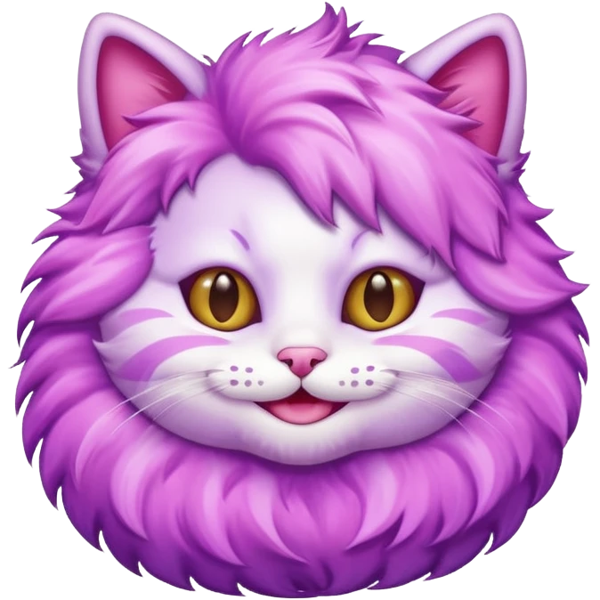 cotton candy cat emoji emoji