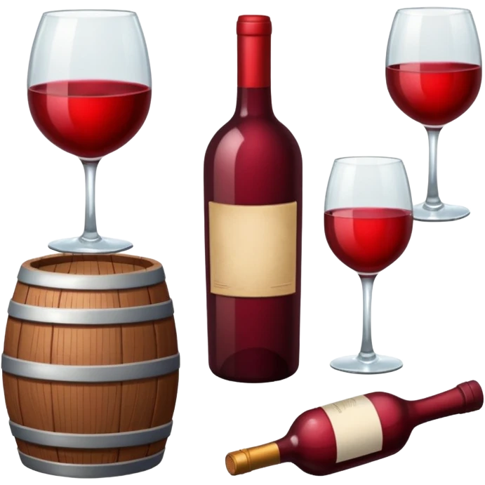 HAZ UNA lista de objetivos en color vino/rojo carmesí emoji
