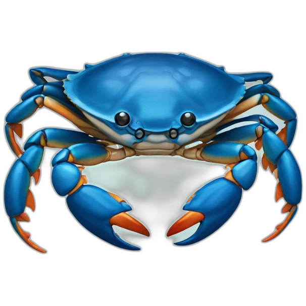 blue crab emoji