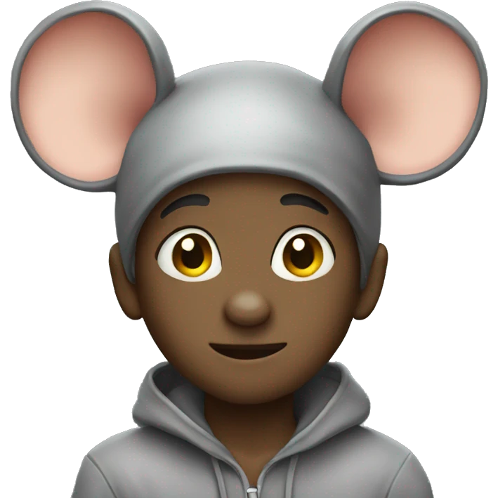 boy dressed as a rat emoji