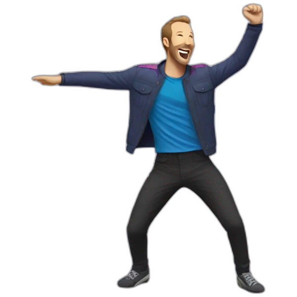 coldplay dance emoji