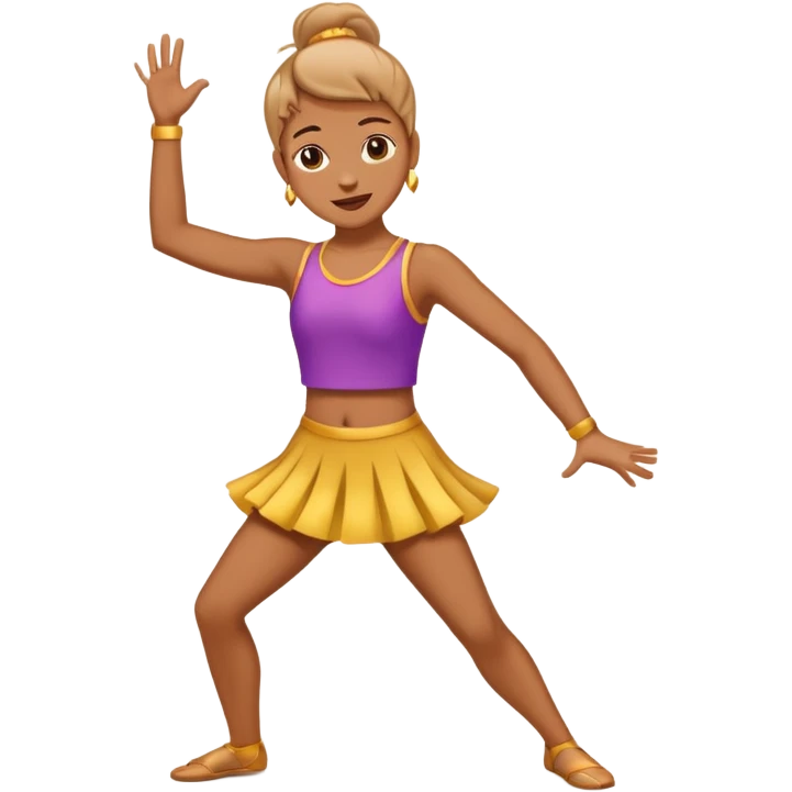 Dancing cartoon  emoji