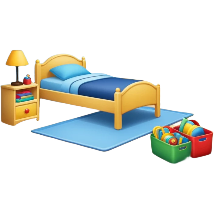 Clean kid room emoji